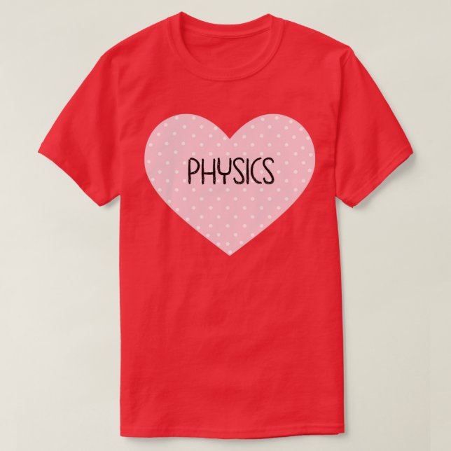 Camiseta Eu adoro Física (Frente do Design)