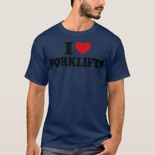 Camiseta Eu adoro Forklifts Forklevantts Operador