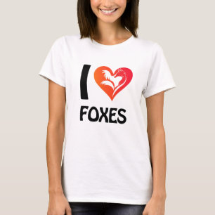 Camiseta Eu adoro Foxes T-Shirt