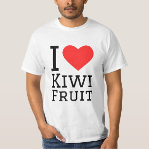 Camiseta Eu adoro fruta kiwi