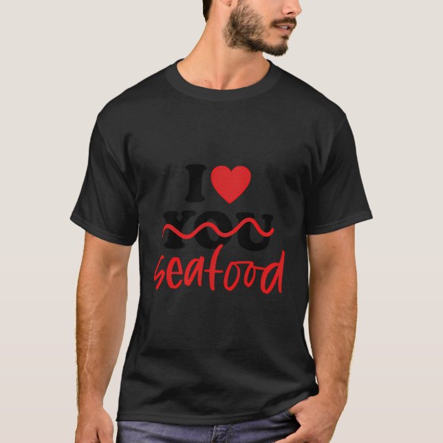 Camiseta Eu Adoro Frutos Do Mar (Frente)