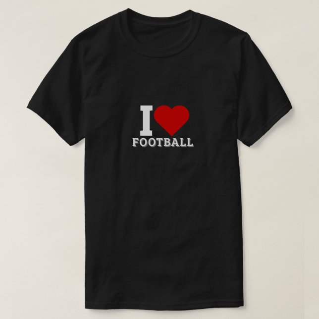 Camiseta Eu adoro futebol americano (Frente do Design)