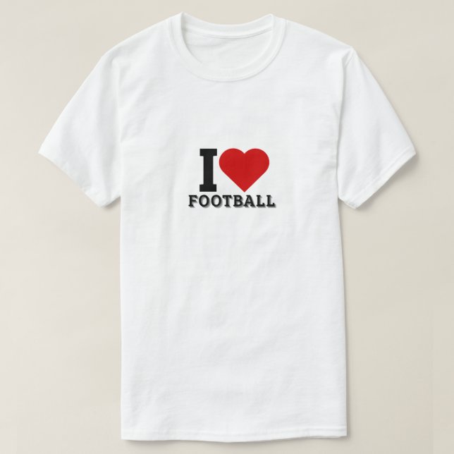 Camiseta Eu adoro futebol americano (Frente do Design)