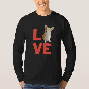 Camiseta Eu Adoro Galês Cachorros Cachorros Cachorros Cacho