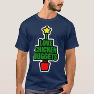 Camiseta Eu Adoro Galinhas Nuggets