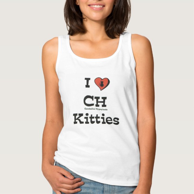 Camiseta Eu adoro Gatinhos de CH (Frente)