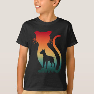 CAMISETA EU ADORO GATO ANIMAIS DE CACHORRO ADORAM PRESENTE