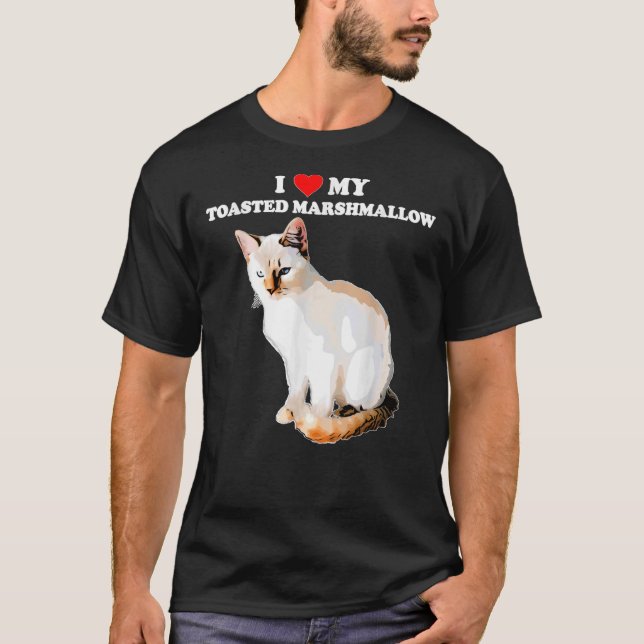 Camiseta Eu Adoro Gato De Gato (Frente)