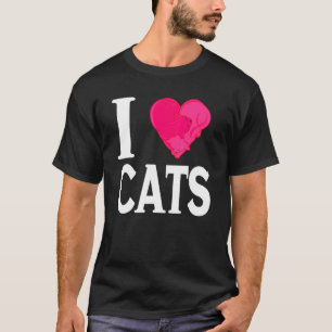 Camiseta Eu Adoro Gatos Eu Amo Gatos Por Gato Groovy Cats