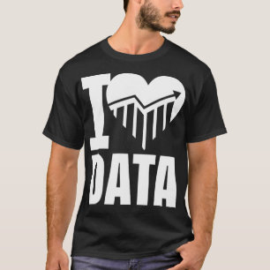 Camiseta Eu adoro Geek de Análise Cientista de Dados