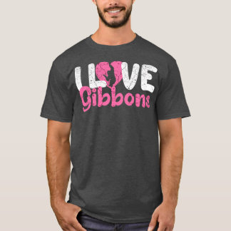 Camiseta Eu adoro gibbons