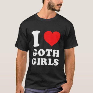 Camiseta Eu adoro Gótico