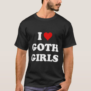 Camiseta Eu adoro Gótico