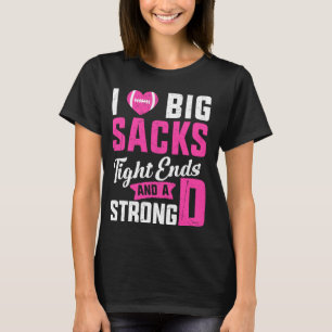 Camiseta Eu Adoro Grandes Sacks De Entalhe E Forte Futebol