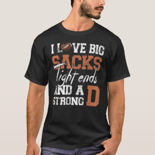 Camiseta Eu Adoro Grandes Sacks De Entalhe E Forte Futebol