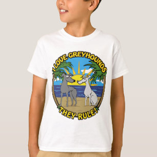 CAMISETA EU ADORO GREYHOUNDS QUE ELES REGEM