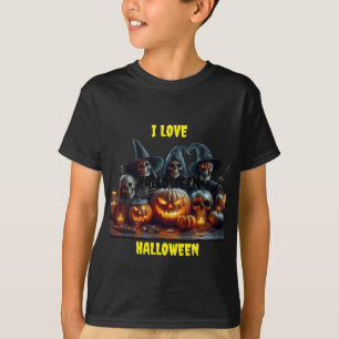 Camiseta Eu Adoro Halloween