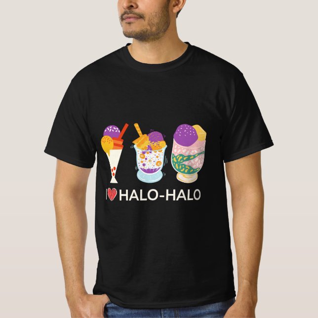 Camiseta Eu adoro halo-halo (Frente)