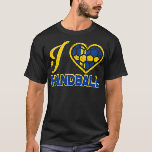 Camiseta Eu adoro handebol sueco