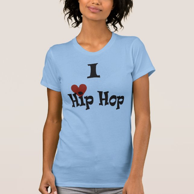 Camiseta Eu adoro Hip Hop (Frente)