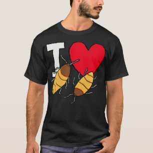 Camiseta Eu Adoro Hissing Baratas