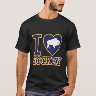 Camiseta Eu Adoro Hockey De Buffalo Ele É O Ventilador De N