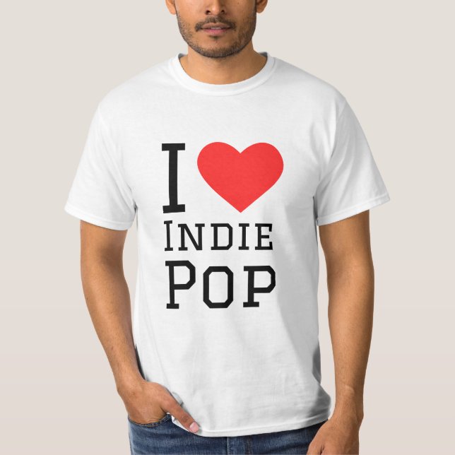 Camiseta Eu adoro índio pop (Frente)