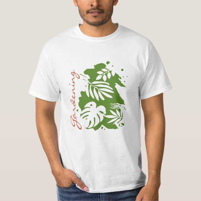 Camiseta Eu Adoro Jardinagem (Frente)