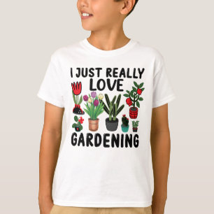 Camiseta Eu Adoro Jardinagem