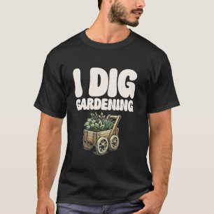 Camiseta Eu Adoro Jardinagem Apaixonado Entusiasta de Plant