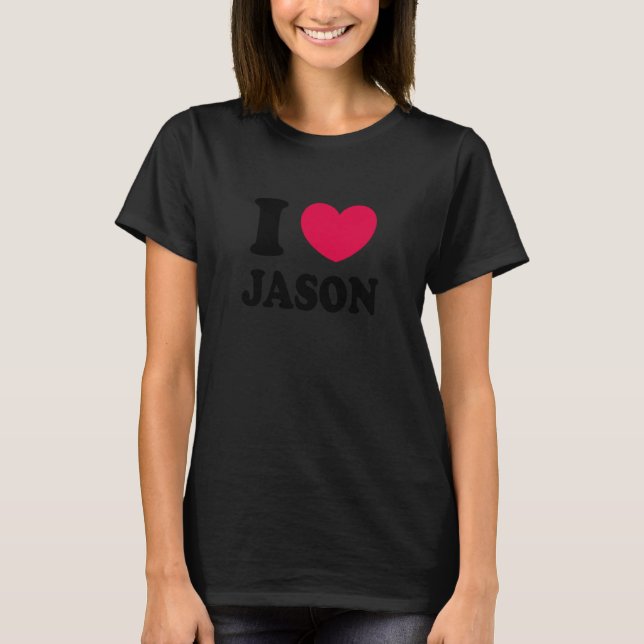 Camiseta Eu Adoro Jason (Frente)