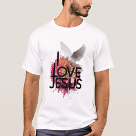 Camiseta Eu adoro Jesus Cristo Religião Cristã
