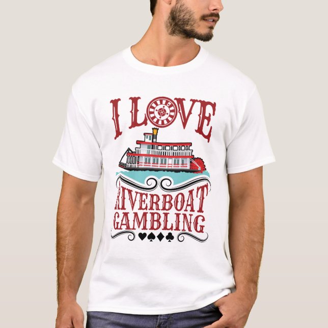 Camiseta Eu Adoro Jogo Riverboat (Frente)