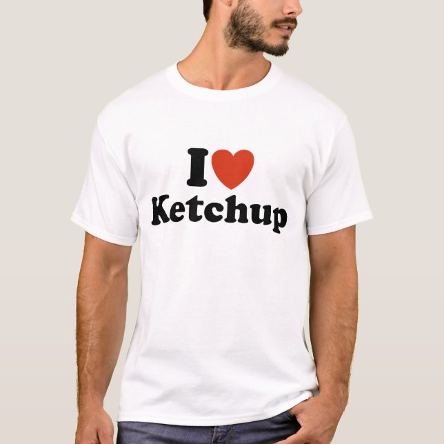 Camiseta Eu Adoro Ketchup (Frente)