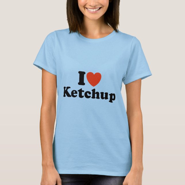 Camiseta Eu Adoro Ketchup (Frente)