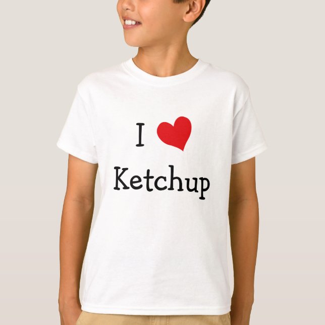 Camiseta Eu Adoro Ketchup (Frente)