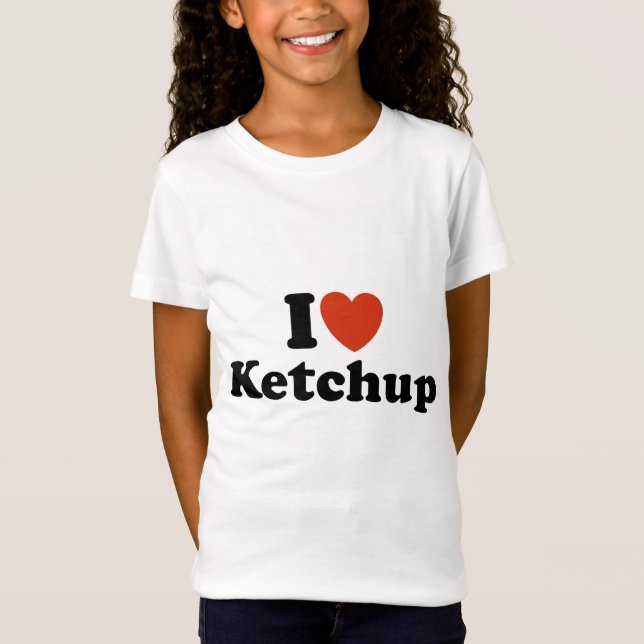 Camiseta Eu Adoro Ketchup (Frente)