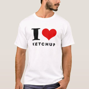 Camiseta Eu adoro ketchup