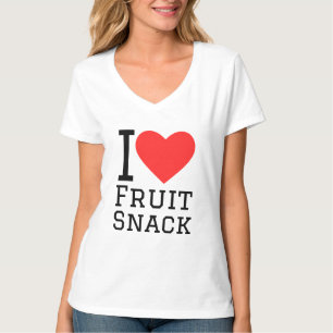 Camiseta Eu adoro lanche de fruta