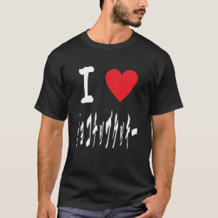 Camiseta Eu adoro lasers de chocolate japonês, ョ ... プ ク キ.