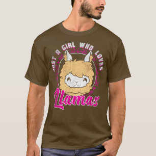 Camiseta Eu Adoro Lhams Girls