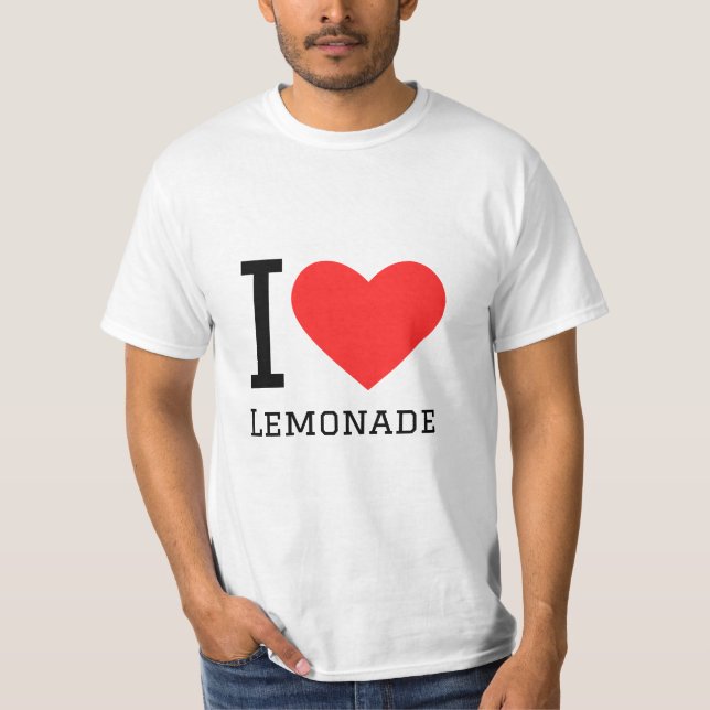 Camiseta Eu adoro limonada (Frente)