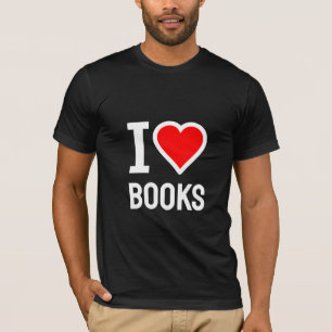 Camiseta Eu adoro livros T-Shirt