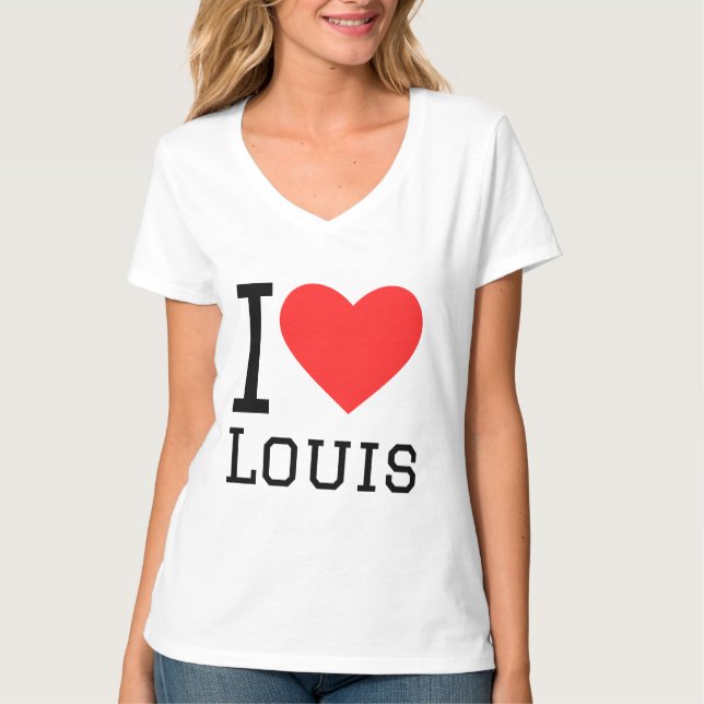Camiseta Eu adoro louis (Frente)
