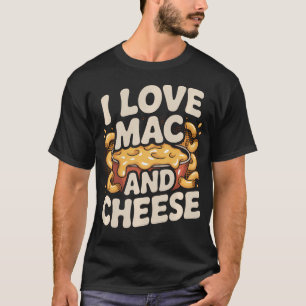 Camiseta Eu Adoro Mac E Queijo Derretido