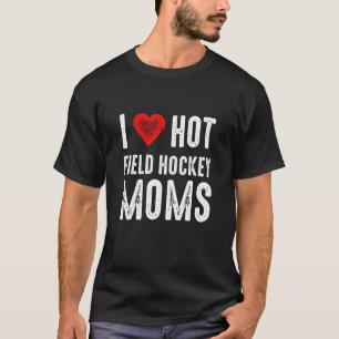 Camiseta Eu adoro Mães de hóquei em campo quente