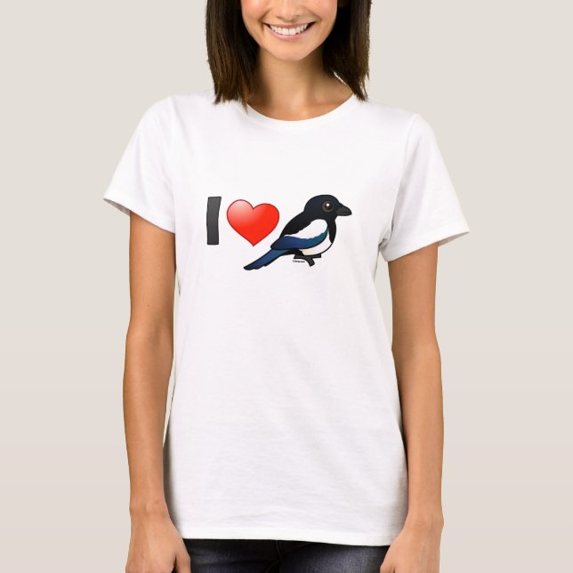 Camiseta Eu Adoro Magpies (Frente)