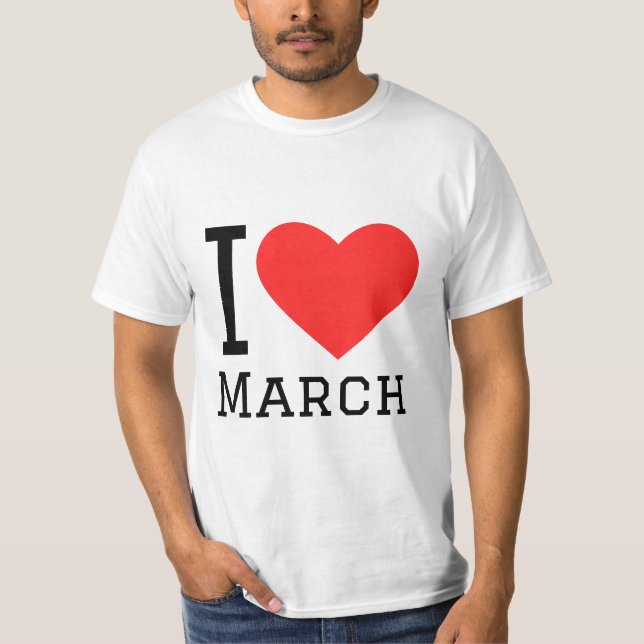Camiseta Eu adoro marche (Frente)