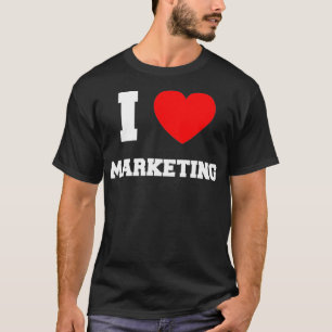 Camiseta Eu adoro Marketing