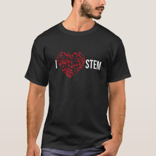 Camiseta Eu adoro matemática de engenharia de tecnologia ST